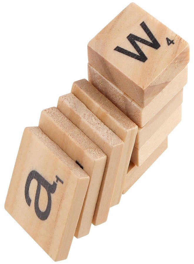 ZEONHAK 1200 PCS Wooden Letters Tiles, Small Letter Tile for Crafts, Wooden Alphabet Letter Tiles for DIY Decoration, Craft Projects, Spelling Alphabet, 0.8 x 0.7 x 1/5 Inch - Image 4
